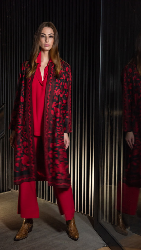 Overcoat KHANTA vermelho