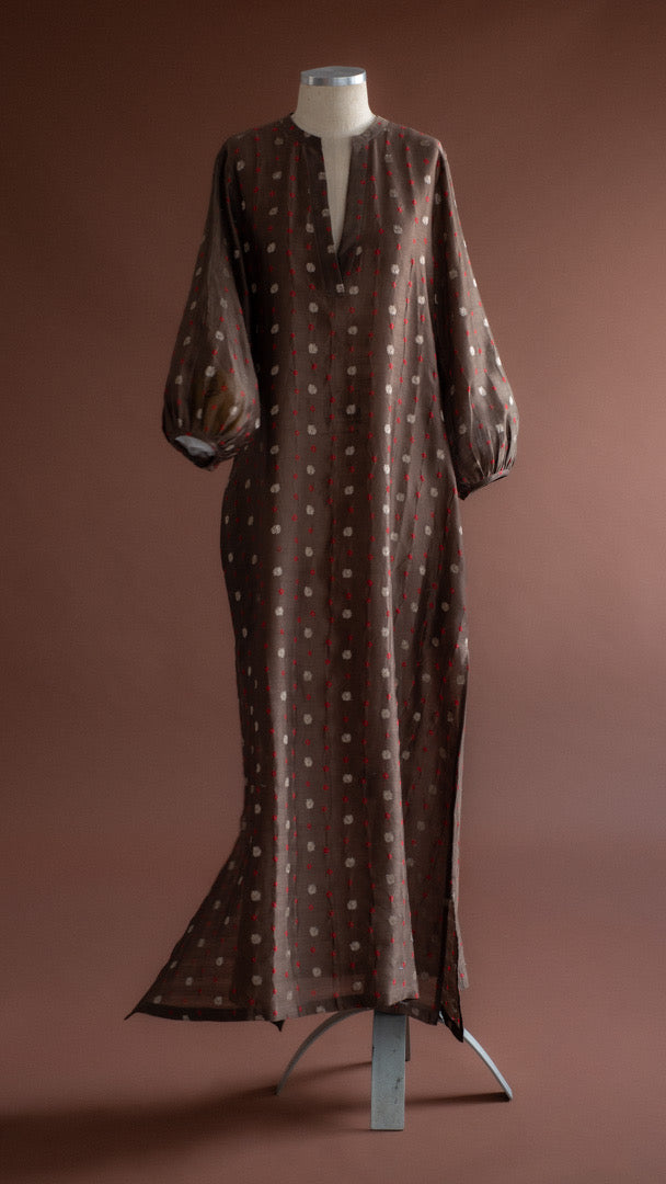 Vestido TAJ marrom
