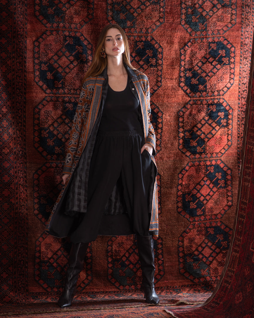Overcoat KANTHA cobre