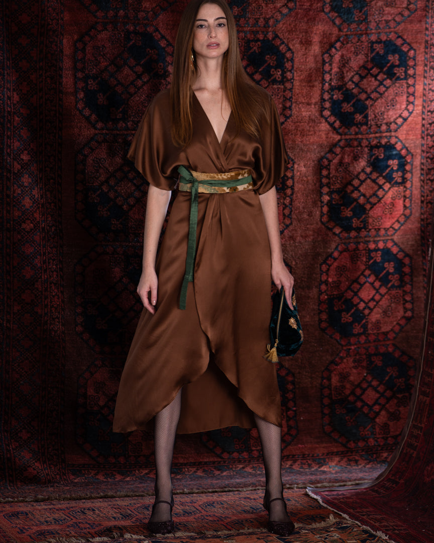 ATHENA chocolate dress