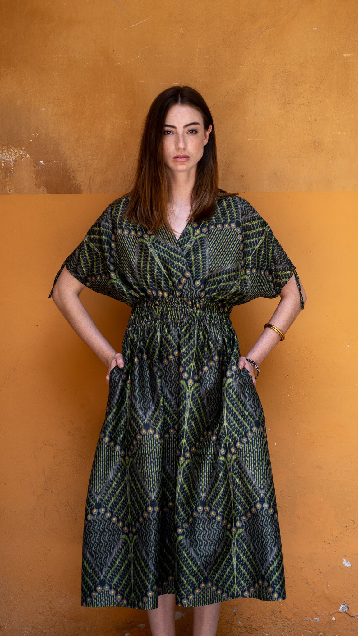 Vestido PATNA seda tussar