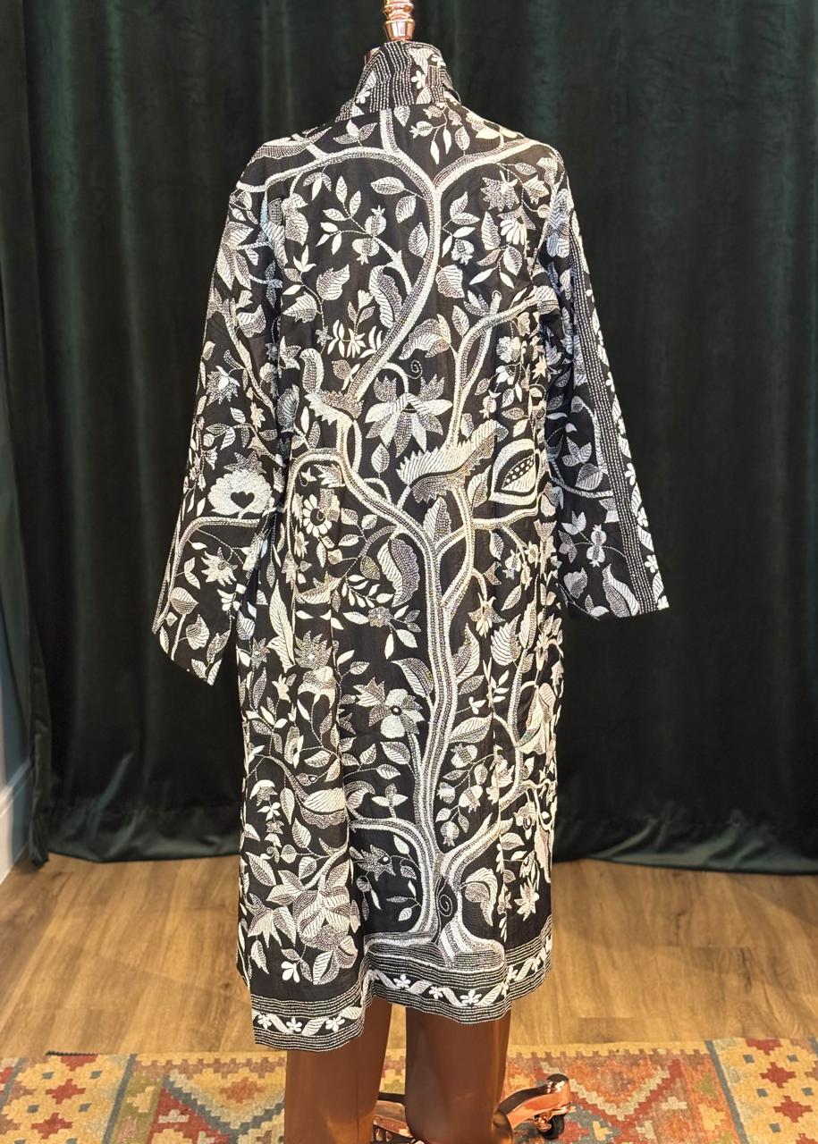 Overcoat KHANTA Seda Bordado