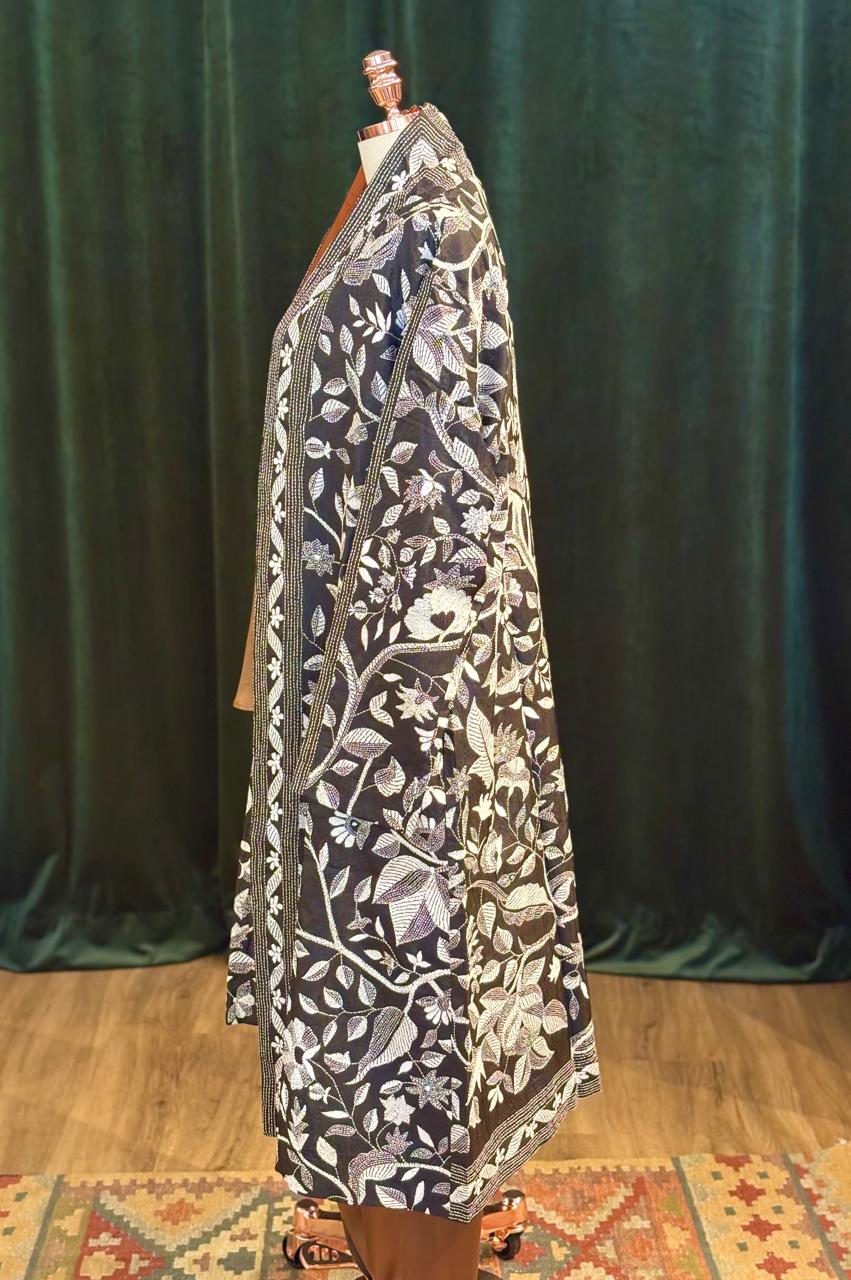 Overcoat KHANTA Seda Bordado