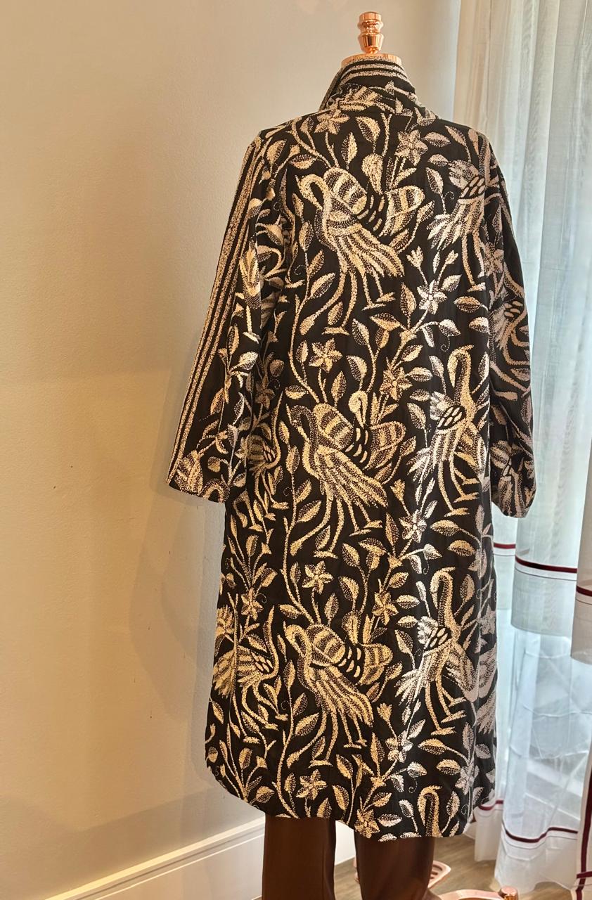 Overcoat KHANTA Seda Bordado