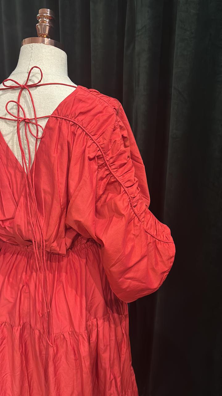 Vestido AIX coral